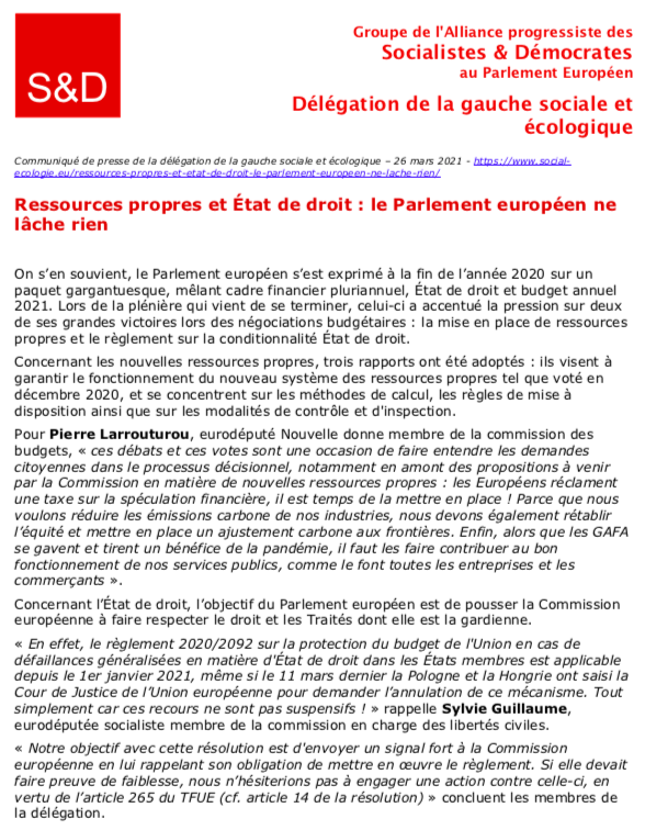 DSFEurope's tweet photo. Ressources propres et État de droit : le Parlement européen ne lâche rien
https://t.co/dU3piEOvT0
#RuleOfLaw #OwnRessources https://t.co/6qo8E7KNjk