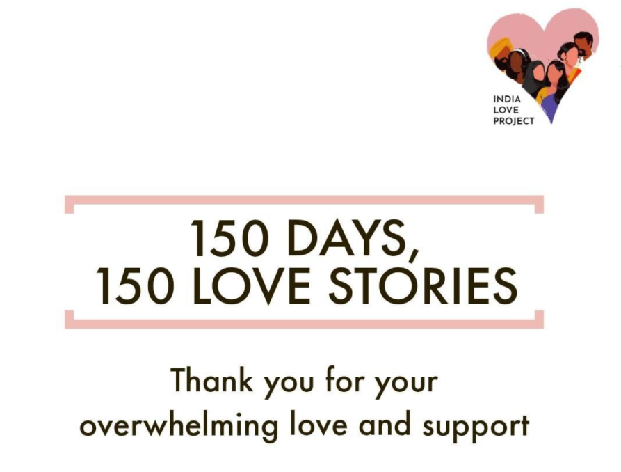 So, @IndLoveProject is 150 stories old today! Chronicles of love and marriage outside the shackles of faith, caste, ethnicity and gender. Real stories, real people. Share, contribute, read. instagram.com/indialoveproje…