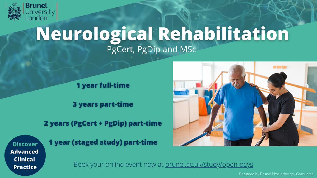 learn from our award winning academic staff <a href="/KilbrideCherry/">Cherry Kilbride</a> brunel.ac.uk/study/postgrad… #strokerehab #neuro #acp @NHS_HealthEdEng