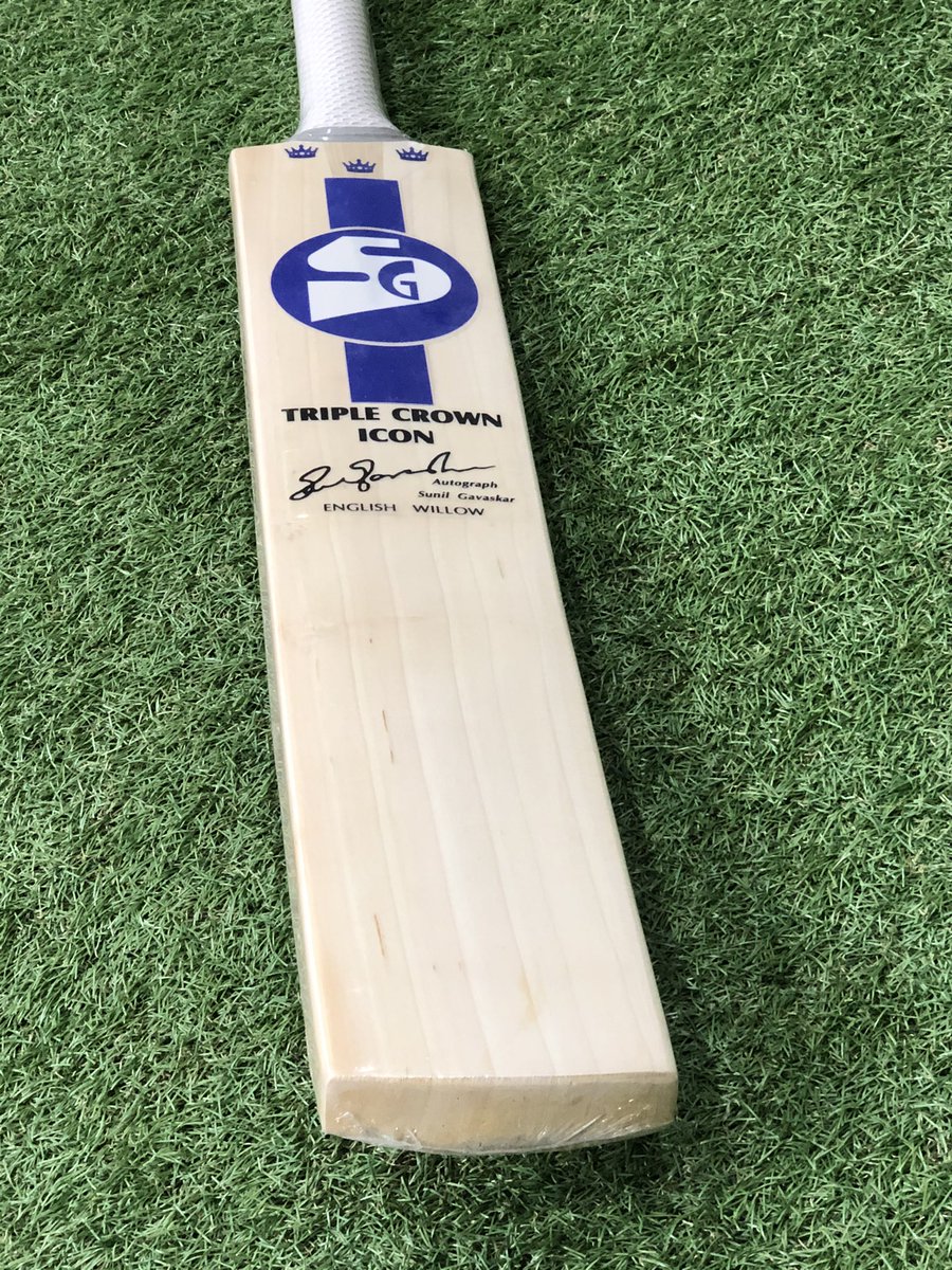 Allthegear99's tweet photo. SG Triple Crown Icon #Cricket #Bat

Made from English willow.
Hand picked.
Round handle.
Mid to Low Sweet Spot.
Comes with a free bat cover.

Weight: 2lb 9oz
Edges: 34mm
Grains: 7

Price:
£134.99 + shipping 

#believebecome #sg #tcs #bestbats #pingkings https://t.co/o7w40UFjLS