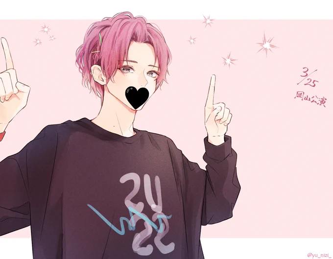 お写真素敵すぎた衝動らくがき❤️? 