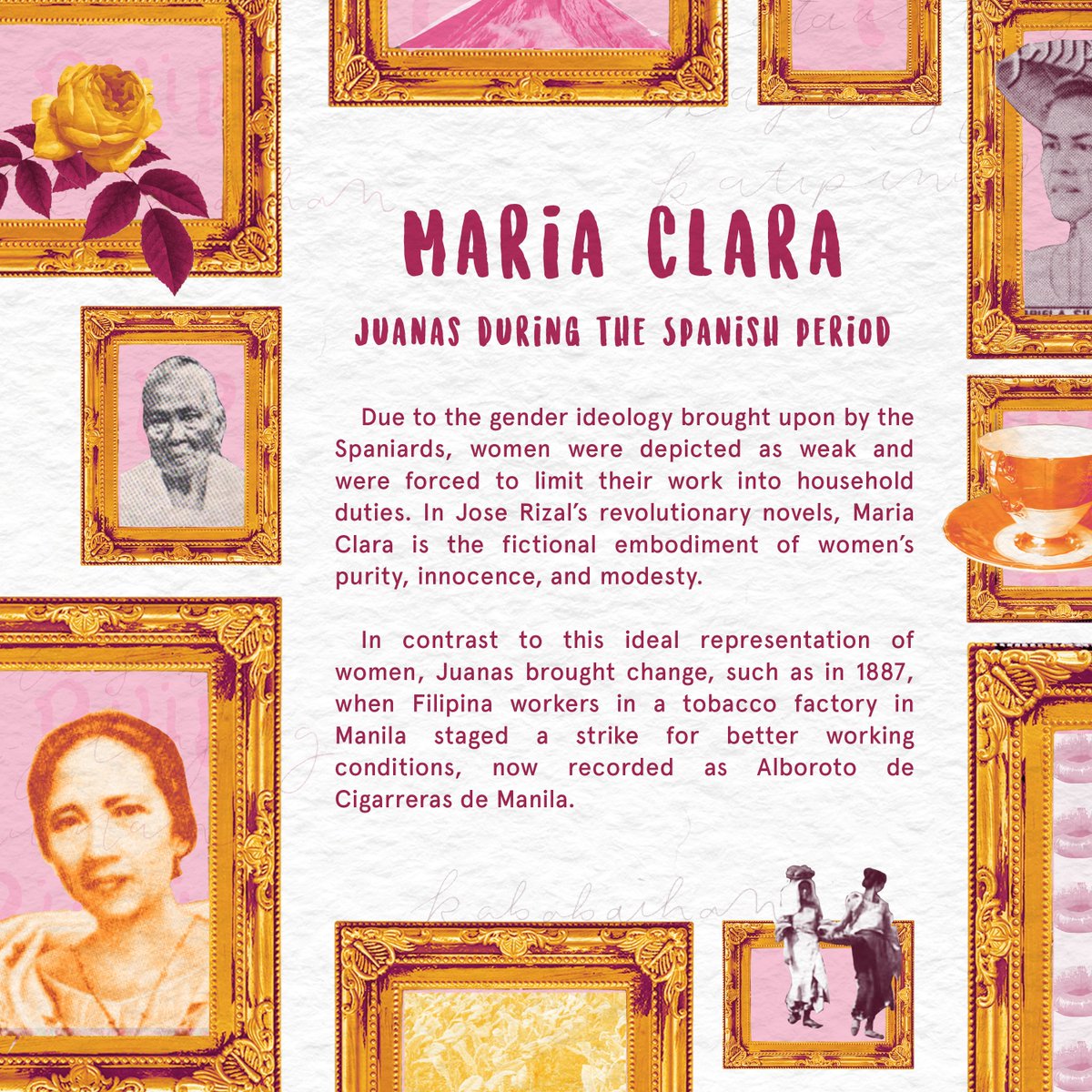 updcsfstc's tweet photo. "Who run the world? Girls!"
Beyoncé is right. Women do conquer the world. In this issue of #FridayFeatures, we learn about the roles of Filipina women throughout the years. From Witness how strong and independent Filipina women can be.
#WomensMonth
#HeadCSUP
#FridayFeatures https://t.co/efrB7OL8Gf
