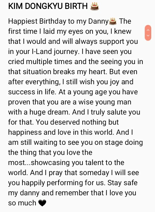 taesorgans_'s tweet photo. HAPPIEST BIRTHDAY TO OUR DANIEL 💜🎂🎉 I love you so much 💜 #danielbirthday
#DANIEL
#DANIEL_ILAND https://t.co/HwsHYs3F3s