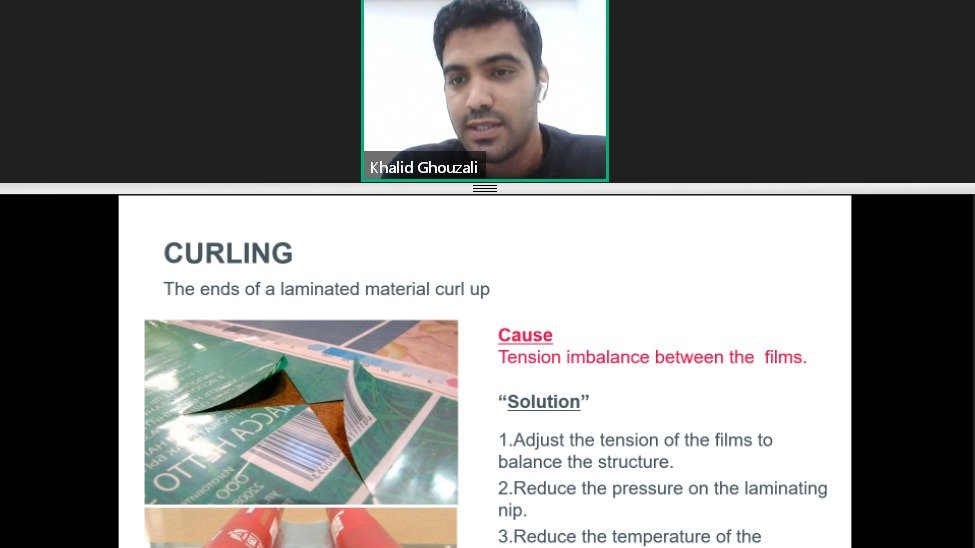 Right now in Laminating troubleshooting #webinar with Khalid Ghouzali. Thanks all the attendees!