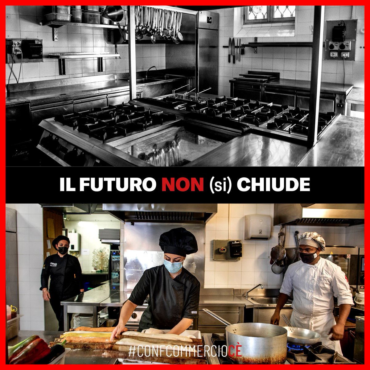 ConfCommercioAb's tweet photo. Nel 2020 la #ristorazione ha perso oltre 38 miliardi di fatturato, con la chiusura di 23mila imprese.
Basta chiusure! Il futuro non (si) chiude.
#ConfcommercioCè #StopChiusure #BastaChiusure #RiaprireSicuri https://t.co/b4RQQRoYS1