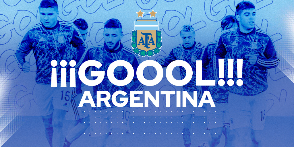 Argentina's tweet photo. #Sub23 🗓 Amistoso internacional

⚽ Japón 0 - @Argentina 1 🇦🇷

⌚ 21' PT

👉 ¡GOOOOOOOOOOOOL DE ARGENTINA! 🗣

Lo marcó Adolfo Gaich de cabeza luego de un centro preciso de Vargas. Sí, ¡Gaich, Gaich, Gaich! https://t.co/yOjCyyqUji