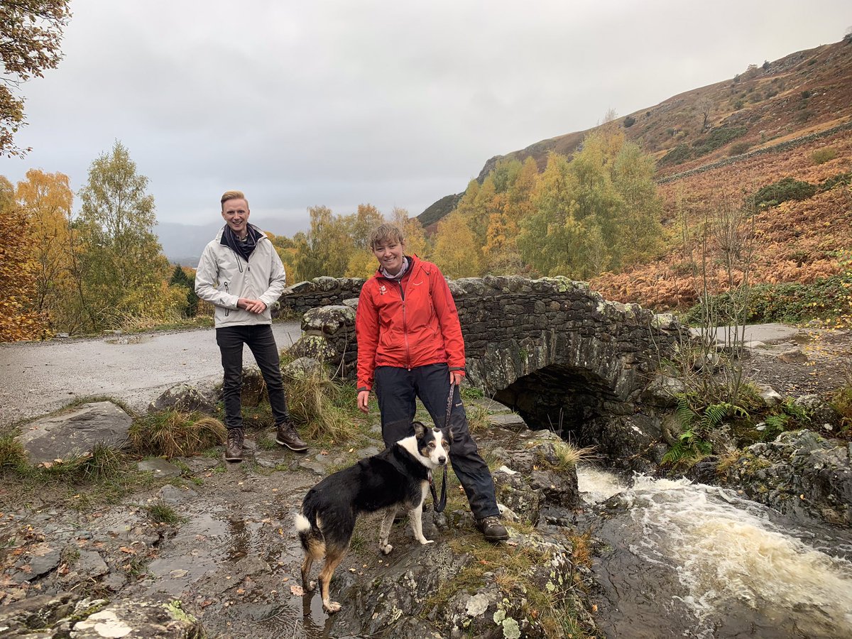 Hands up who spotted Sarah and Rowan on <a href="/BBCTheOneShow/">BBC The One Show</a> with <a href="/OwainWynEvans/">Owain Wyn Evans</a>.  We were taking about how Rangers find working outdoors in all weathers...we enjoy it, even the rain! @NTNorthLakes @NT_TheNorth