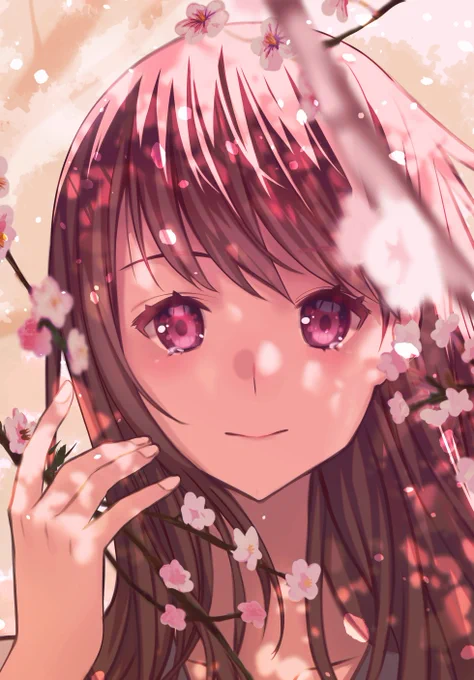 「桜」
#オリジナル 
#私の絵柄が好みって人にフォローされたい 
#私の絵柄が性癖に刺さる人に届いてほしい 