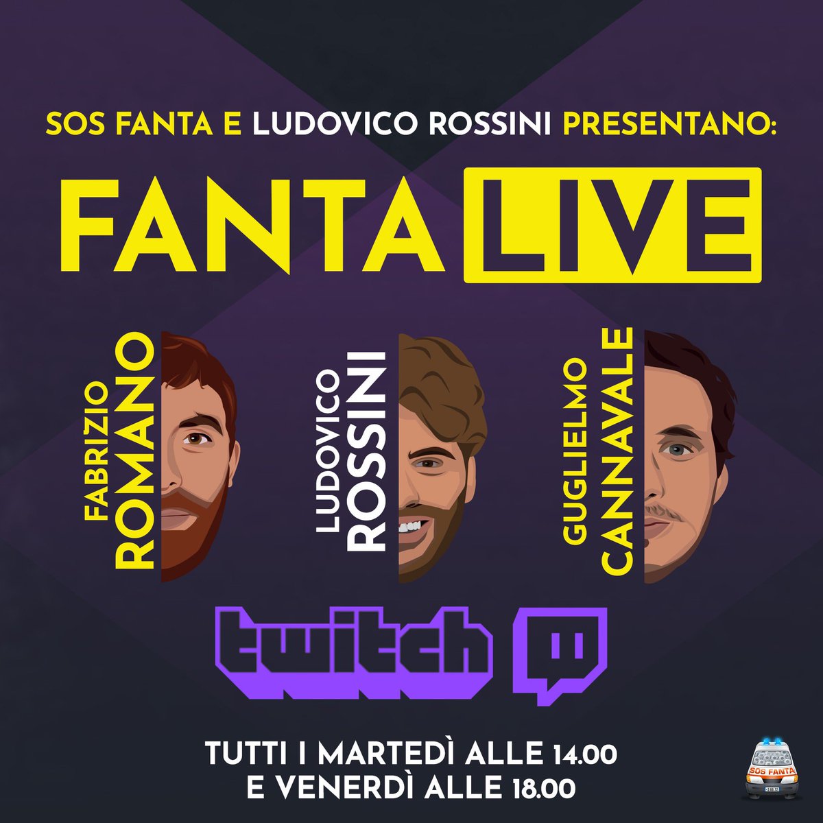 Oggi alle 18 puntata speciale di Fantalive su Twitch: calciomercato con <a href="/FabrizioRomano/">Fabrizio Romano</a> e approfondimento Juve con <a href="/romeoagresti/">Romeo Agresti</a> ⚡️

E come sempre tanto fantacalcio con <a href="/LudovicoRossini/">Ludovico Rossini</a> e non solo 🆘

➡️ twitch.tv/sosfantalive