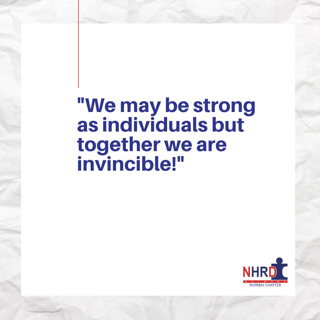 Coordination and Cooperation are are essential to a smooth functioning of an organisation irrespective of individual strengths #NHRDN #NHRDNMumbai #HR #HumanResourceDevelopment #Program #Leadership