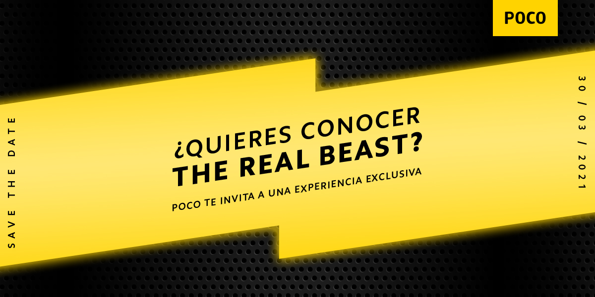 POCOespana's tweet photo. ¡Ey #POCOLover!
¿Quieres vivir una EXPERIENCIA ÚNICA?
Solo tienes que entrar en el siguiente link, rellenar el formulario y si eres uno de los 2 ganadores podrás tener la oportunidad de cononocer a "The real Beast" el 30 de marzo. #POCOtedamás 👉 https://t.co/uwem4SE63k https://t.co/VlYobaLcpr