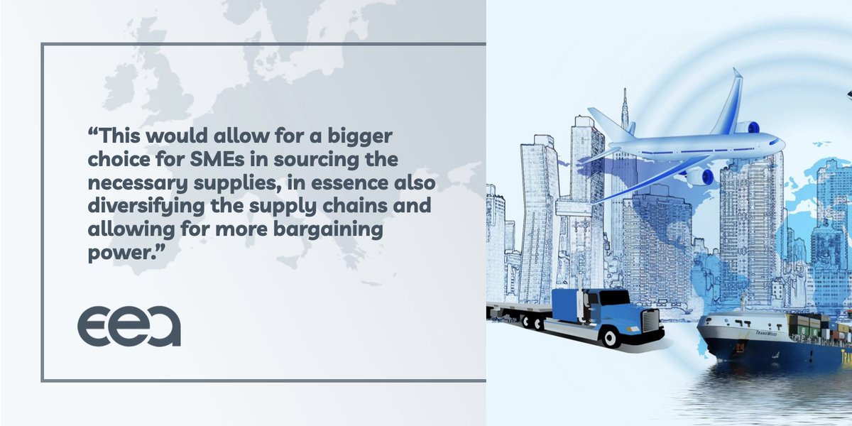 EEA_Brussels's tweet photo. We suggest a dedicated instrument within #EUGreenDeal to promote responsible &amp; sustainable🌱#supplychains 🚚.

Our Consultation Response to #EUTradePolicyReview  👉https://t.co/M8UXvNPplm

@Trade_EU @TimmermansEU @VDombrovskis @EP_Trade @EP_Environment https://t.co/wa2GSzHksU
