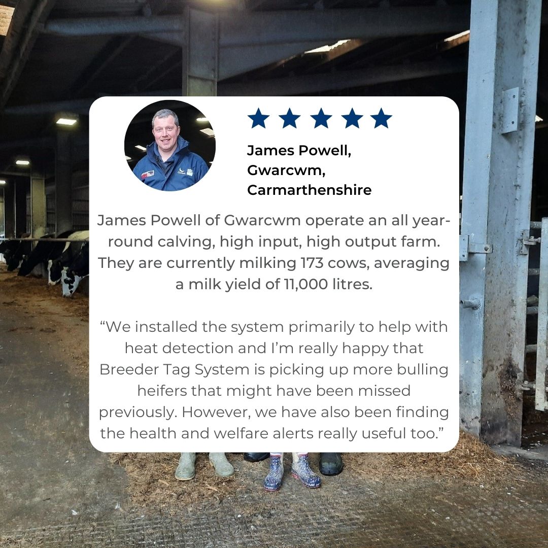 GenusABS's tweet photo. James Powell started using Breeder Tag System early in January 2021 and is already experiencing many benefits in addition to accurate heat detection.
Click here to read James Powell's full story: https://t.co/ZGyYkL8uvR
#BreederTagSystem https://t.co/ARAFnVurLj