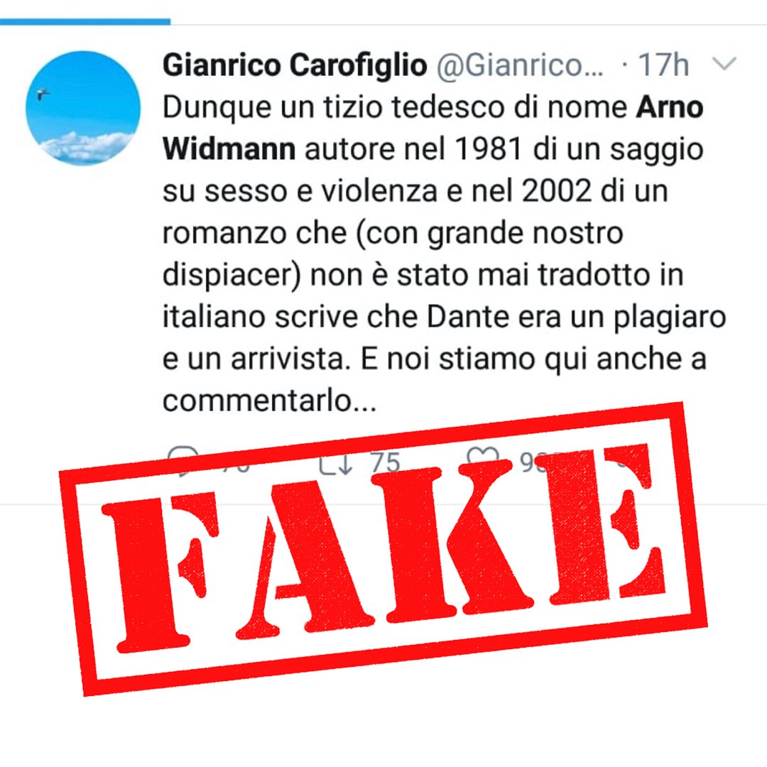 robertosaviano's tweet photo. Assurda la polemica su #Dante che parte da un articolo pubblicato in Germania che nessuno ha letto, eppure lo commentano, lo stroncano e gridano alla lesa maestà. Nessuna accusa a #Dante di essere un plagiatore, come suggeriscono giornalisti, politici, finanche qualche scrittore https://t.co/hSHMZLCuHu