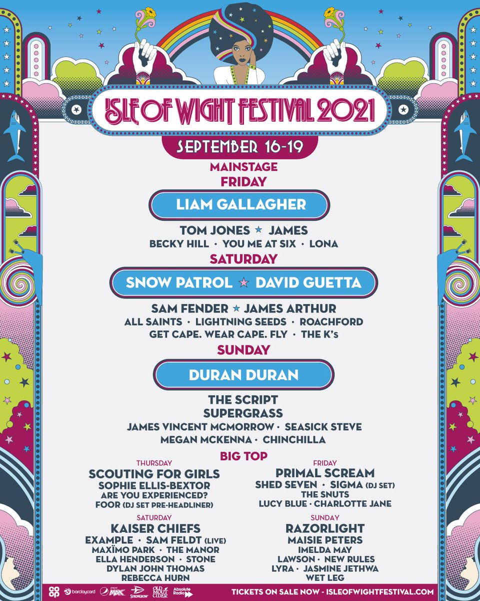 .<a href="/IsleOfWightFest/">Isle of Wight Festival</a>. We'll be back this year. #IOW21