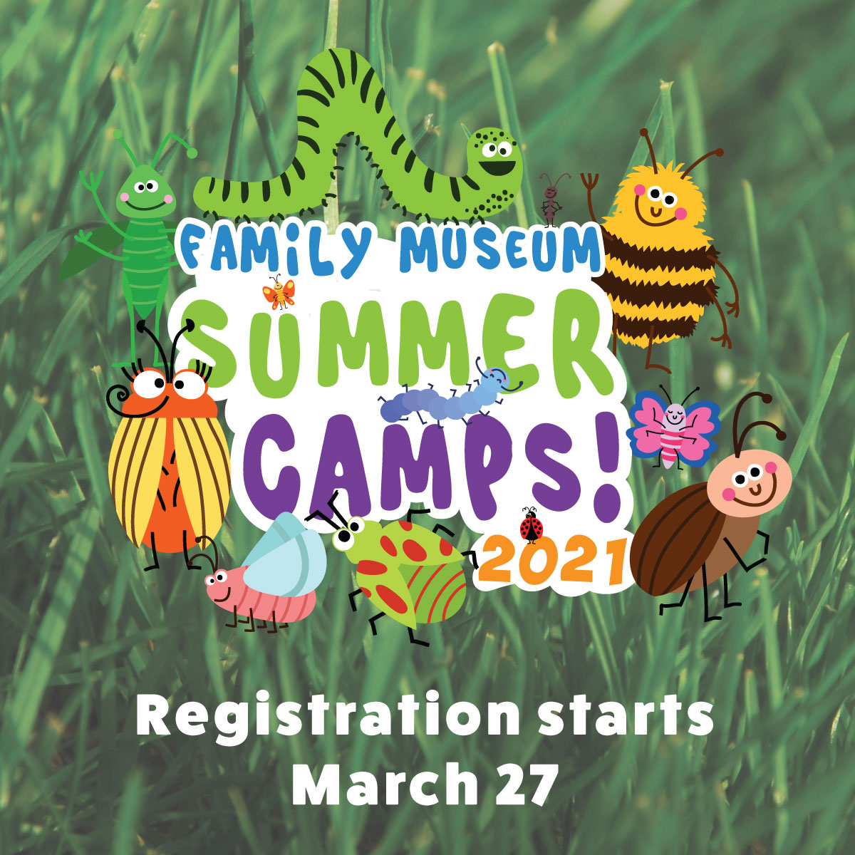 Registration starts at 12:00 AM on Saturday, March 27 (so, midnight on Friday, March 26). Do you know which camps you are signing up for?  familymuseum.org/education?filt…