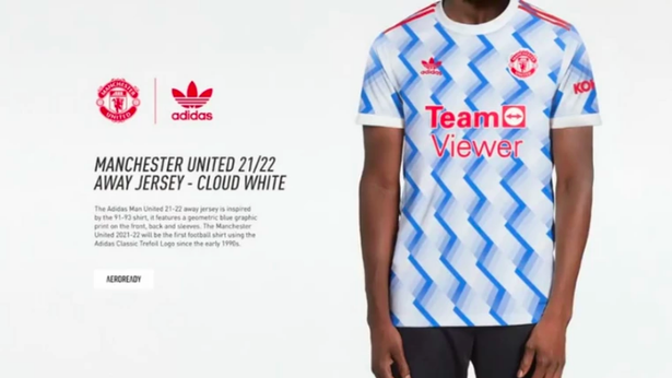 FootballJOE's tweet photo. This 'leaked' image of #MUFC's away kit next season is all well and good - until you realise the shorts will be white - which doesn't work quite as well as a tribute to the 1991 classic https://t.co/pKB97P44jm