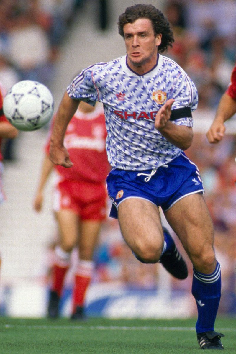 FootballJOE's tweet photo. This 'leaked' image of #MUFC's away kit next season is all well and good - until you realise the shorts will be white - which doesn't work quite as well as a tribute to the 1991 classic https://t.co/pKB97P44jm
