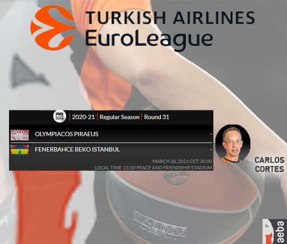 ArbitrosAEBA's tweet photo. Designaciones arbitrales 👉Regular Season @EuroLeague
📅 26 de Marzo
🏀 #EuroLeagueisBack #ArbitrosAEBA #Basketball #Refereelife #Round31 https://t.co/qjTlFx85Hv