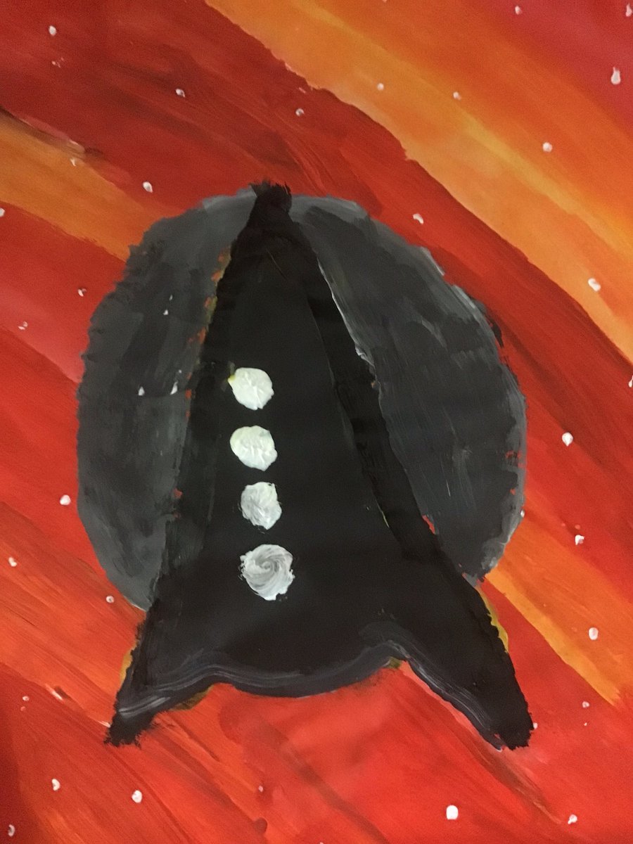 MrsBrooke1's tweet photo. So proud this morning of the beautiful artwork Y5/6 have produced in the style of @peterthorpe after studying his work and acrylic art techniques. @PrimaryWestern @56western #primaryart https://t.co/sYsuVsm0vy