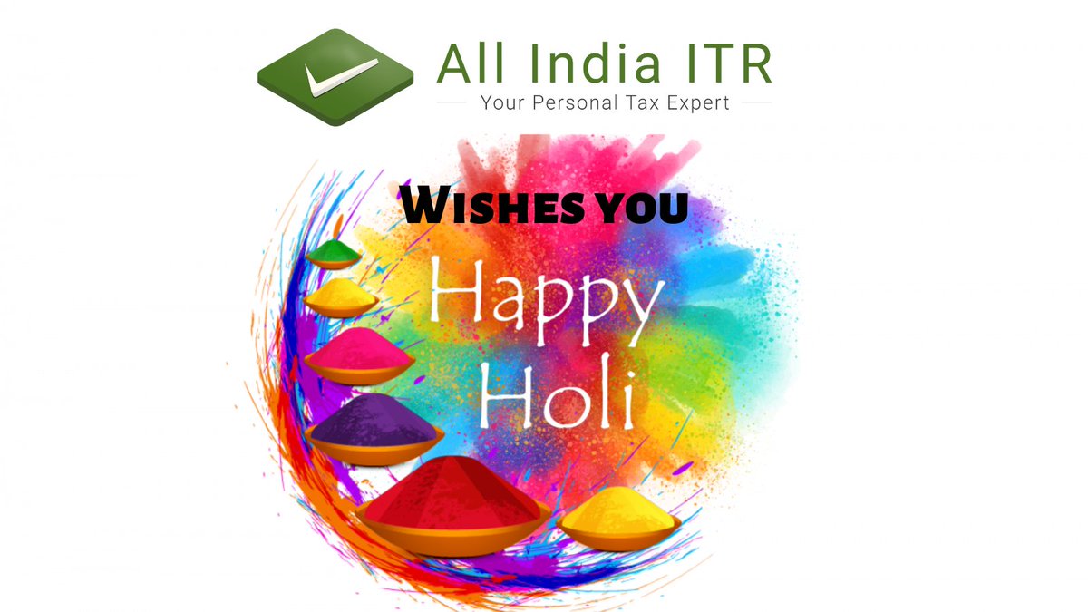 AllIndiaITR's tweet photo. Here's wishing you and your family ahead of Holi, the festival of colors. May you and your loved ones be blessed with everything that you all have wished for.

#happyholi #allindiaitr #itr #itfiling #incometax #festival https://t.co/cINtKHTX4a