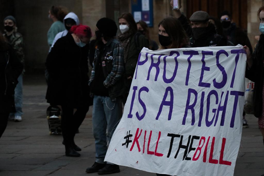 YorkshireV's tweet photo. In today's 1pm show, we cover last night's #KillTheBill protest in York. Tune in to see our live show on our Yorkshire Voice Facebook and YouTube.

📸Photos provided by @iwanrstone https://t.co/KVvnflmcHC
