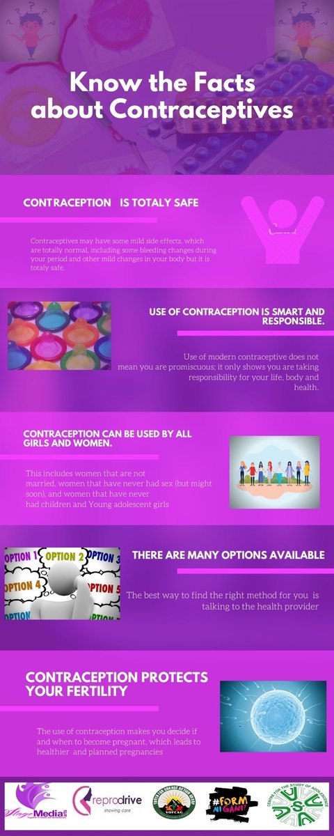 stagemediaarts's tweet photo. Every woman has a right to be well informed on how #contraceptives works. Contraceptives are just more than birth control and helps to plan your life.
#StaySafe #teenpregnancyKe https://t.co/9cY0gxjXO3