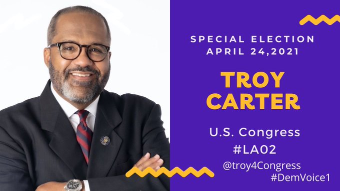demsabroadbe's tweet photo. #LA02 - you have a runoff election on April 24th!
Be on the lookout for your ballot in your email and send it back ASAP so your vote for @TeamKCP or @troyc4Congress will arrive in time to be counted.
@DemsAbroad @LaDemos #DemcastLA https://t.co/RTRExSIsqO