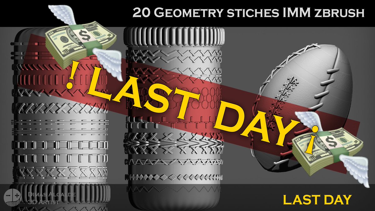 Dimas_Alcalde's tweet photo. Remember to take advantage of the offer of my free Assets!
Follow me #twitter, #artsation, #youtube or #instagram.
There is always new content!
https://t.co/35mlNtMvDf
#brushes #zbrush #indiedev #indiegame #free #3d #art #zbrush #brushes #indiedev #sculpture #lowpoly #higpoly https://t.co/5yFbMmcgOI