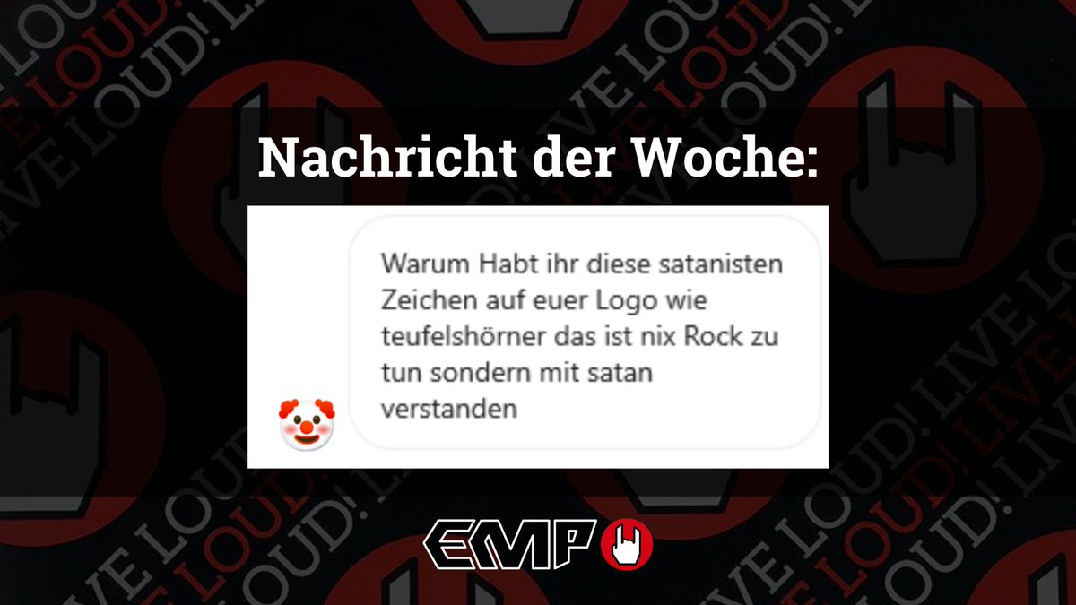 emp_liveloud's tweet photo. Ok, ok - Verstanden, Chef! 😱🤘😈 https://t.co/G4Ny5fFape