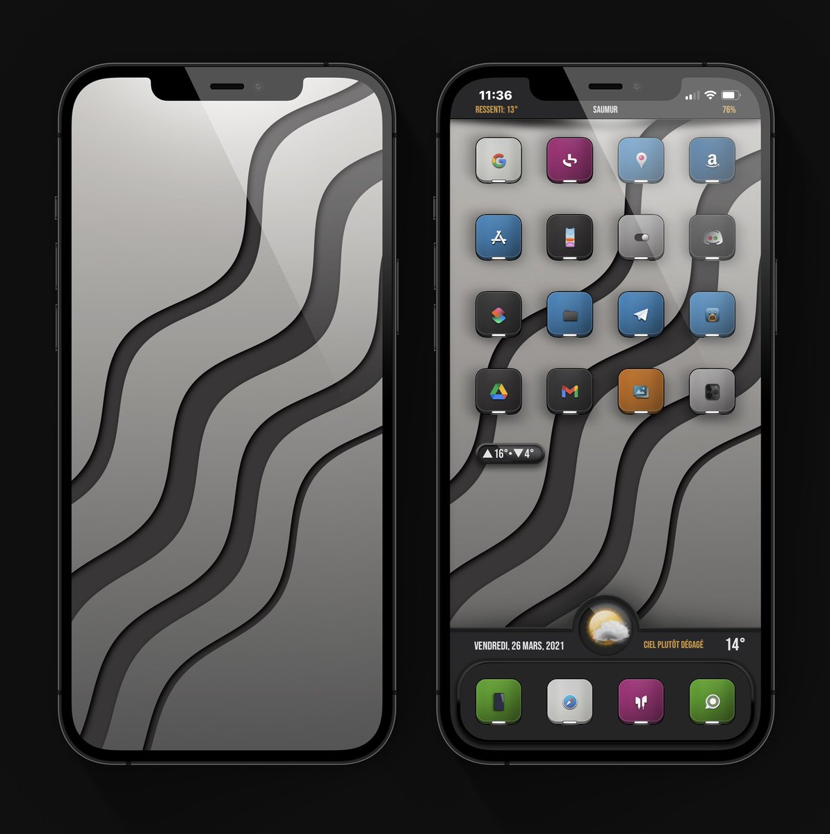 TeboulDavid1's tweet photo. New wallpaper 🔥
.
. 
🔘Download👉 https://t.co/3UVAnwNndt
.
#iPhone12ProMax 
#ios14homescreen 
#ios14icons 
#nojailbreak  
#wallpaper 
#screenshot_pro
#Android12 
#iOS145 https://t.co/eTqNGz773K
