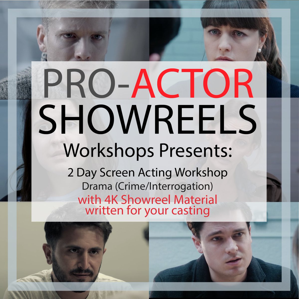ProActShowreels's tweet photo. Make that 1 SPOT LEFT! #workshop #screenacting #showreel #londonactor #dramascene #showrelshare https://t.co/BX39jTtL1e