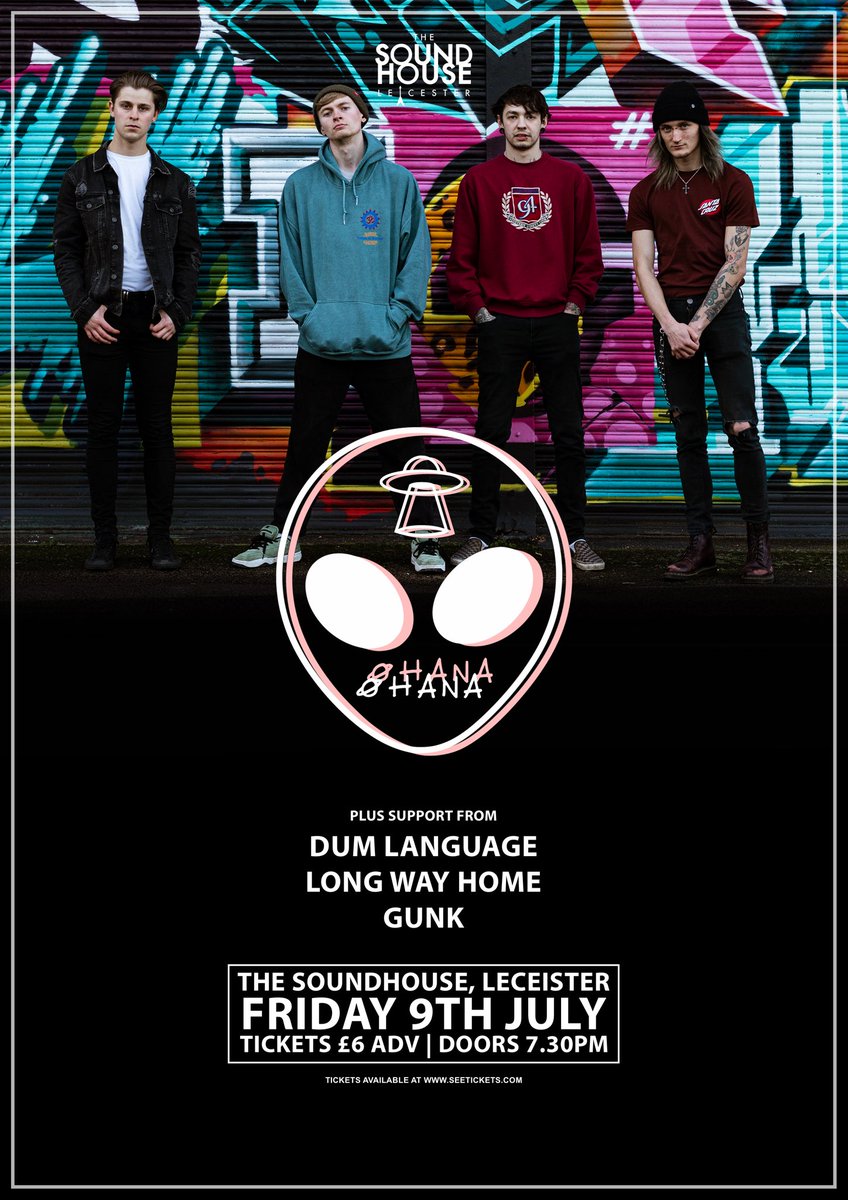 Well happy Friday kids!

We’ve only gone &amp; booked our first gig of 2021! We’ll be supporting Ohana at <a href="/The_Sound_House/">The SoundHouse Leicester</a> 😱😱😱

Link to buy tickets is in our bio!

It’s been a while but we promise we will still melt your face &amp; blow ya mind 🔥🔥🔥