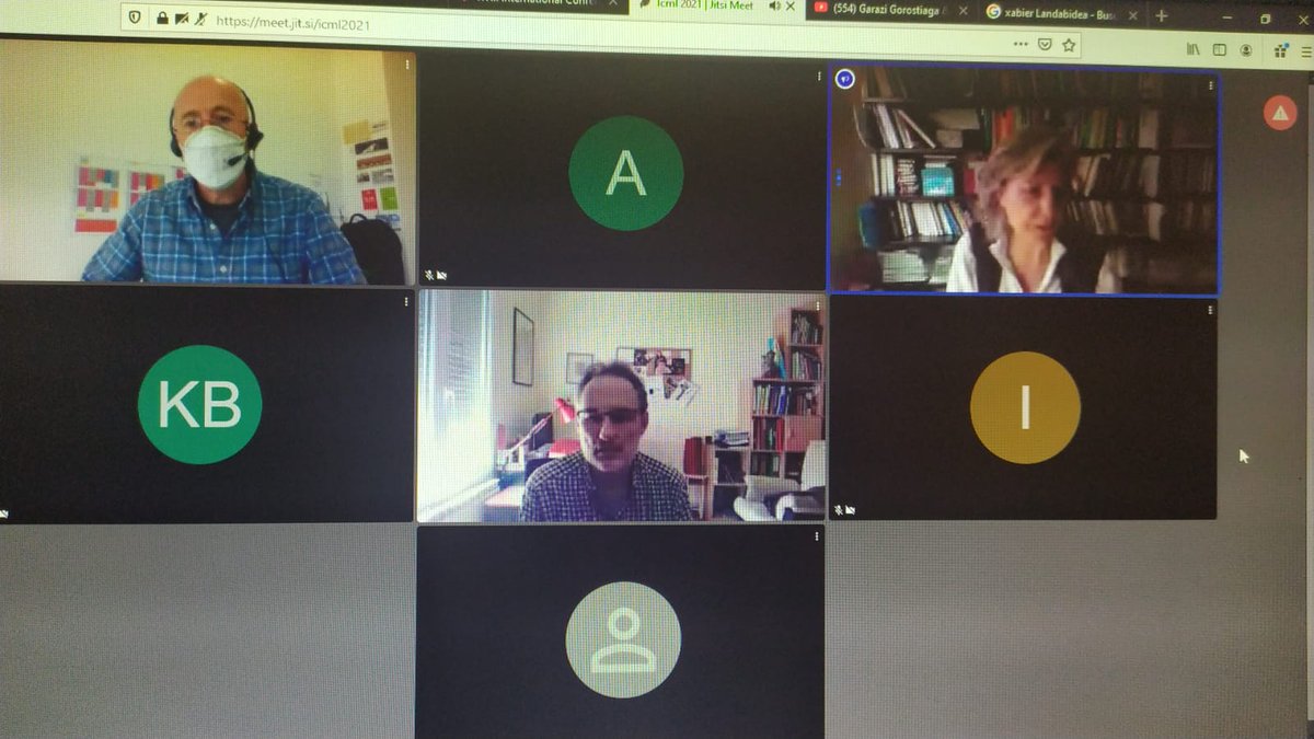 ICML2021's tweet photo. In between panels, the discussion goes on in our virtual coffee room☕💻 https://t.co/3N3bZt1MDu