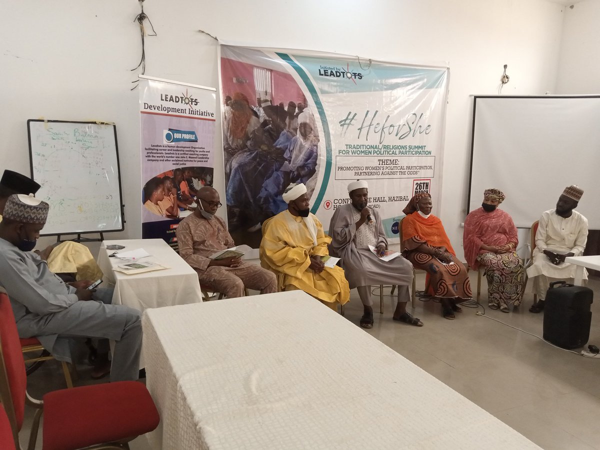 leadtots's tweet photo. Degrading comments from men and women discouraged women from political participation.
Financial constrain is another set back for women. 
Mrs Tabitha C.  Shawulu 

Let's change the narrative
#HeForShe https://t.co/V4vOHeLeLR