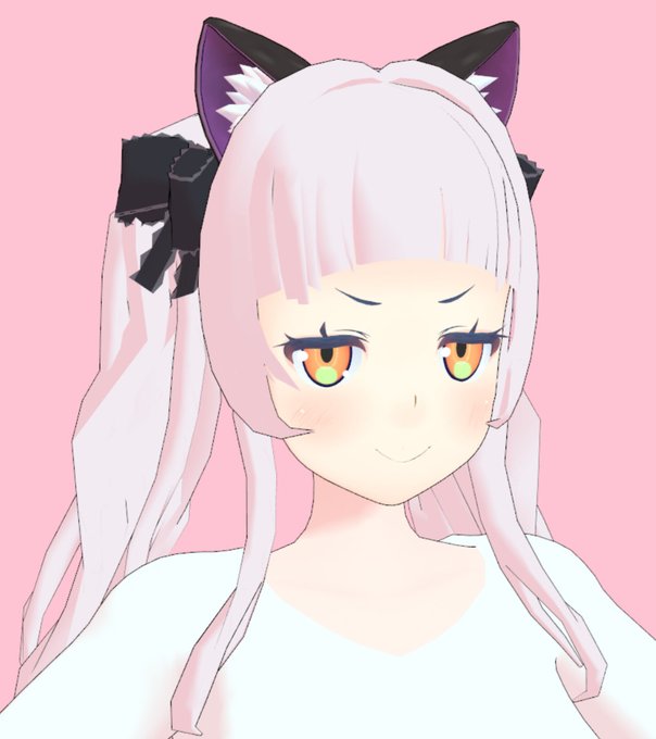 本日の進捗
・リボン部分ラフモデリング
・髪、顔のバランス調整
・前髪部分本モデリング
気づいたら時間がめっちゃ経ってる😇
猫耳とリボンとツインテの位置が難しい～ 