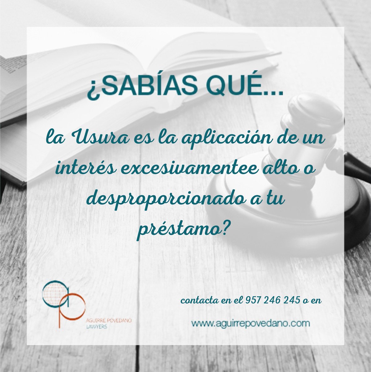 #aguirrepovedanoabogados #usura #intereses #abusividad #reclamaciones #Lawyers #Cordoba #cercania #lamejorbatallaeslaquenoselibra