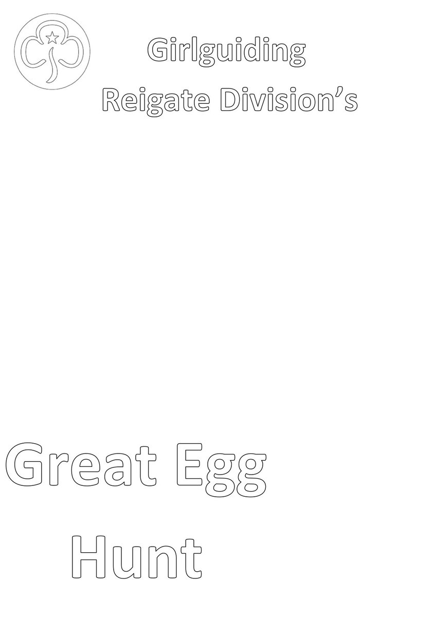 ReigateDivision's tweet photo. Reigate Division’s Great Egg Hunt! Pick a picture, print it, colour it in & stick it in your window, let’s see how many we can find on our daily walks #Horley #Merstham #Redhill #Reigate #VirtualGuiding https://t.co/2u8GBuEecW