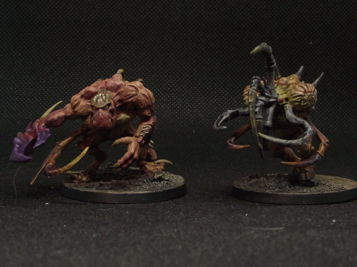 GobagaUlfhednar's tweet photo. 2 Chaos Spawns join the #brayherd #AgeofSigmar #WarhammerCommunity #wepaintminis https://t.co/PhVtXuXL2s