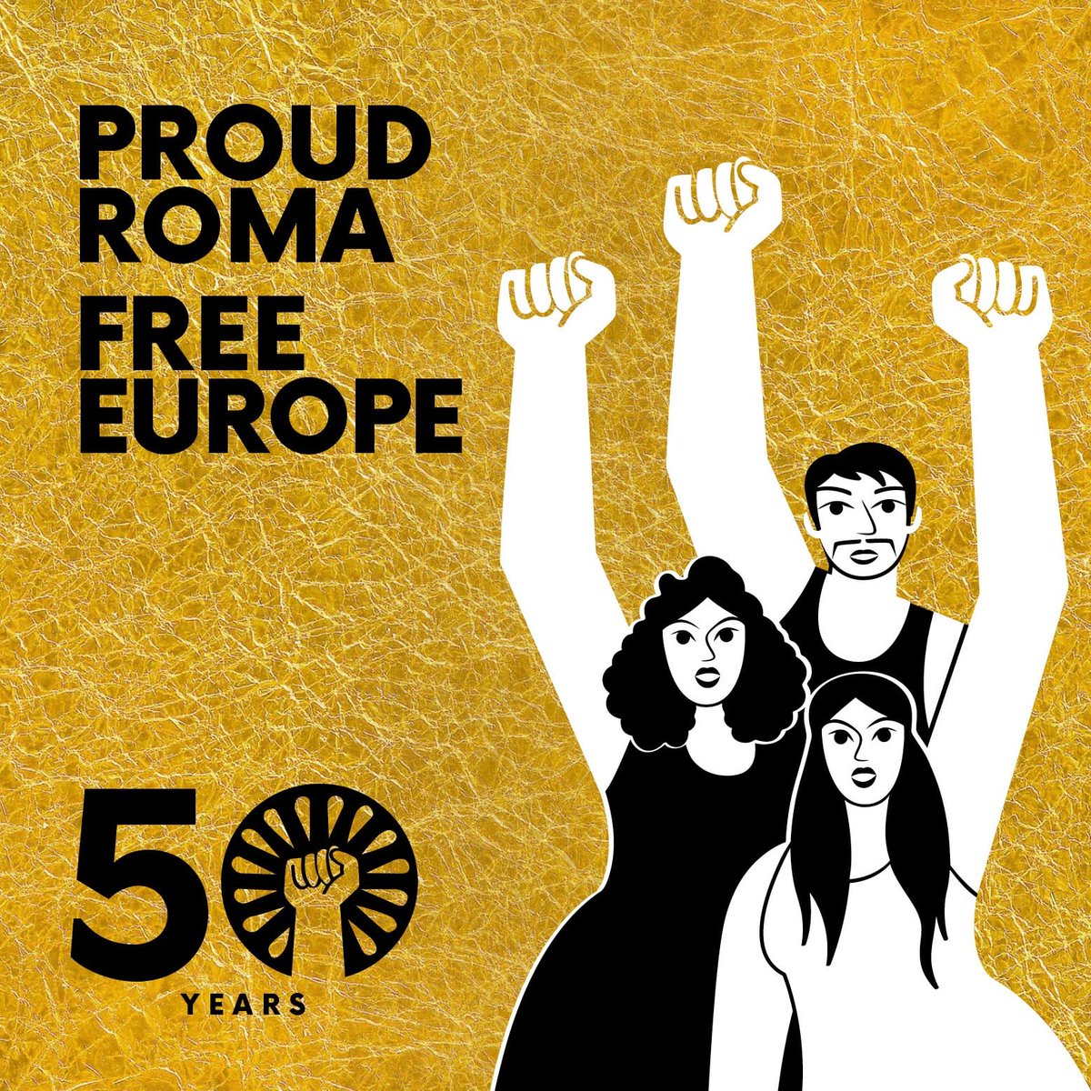 RomaIntegration's tweet photo. 🥳On the 8th of April, we will mark the 50th anniversary of the First World Roma Congress!
🤜🤛Join us in a transnational campaign celebrating International Roma day!
#FirstWorldRomaCongress #RomaDay #8april https://t.co/8o7cvAtDRl