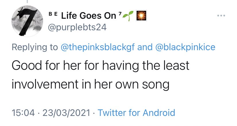 rose_protection's tweet photo. 🚨 REPORT | BLOCK🚨 

- @/purplebts24
https://t.co/vfd7XHr0f9

Belittling ROSÉ.

📢You’re a little obsessed for someone that doesn’t stan her....

🚨Report the account as 
- disrespectful/Offensive
- targetted harassment

 ❌Do not engage https://t.co/1aeH6BSZiP