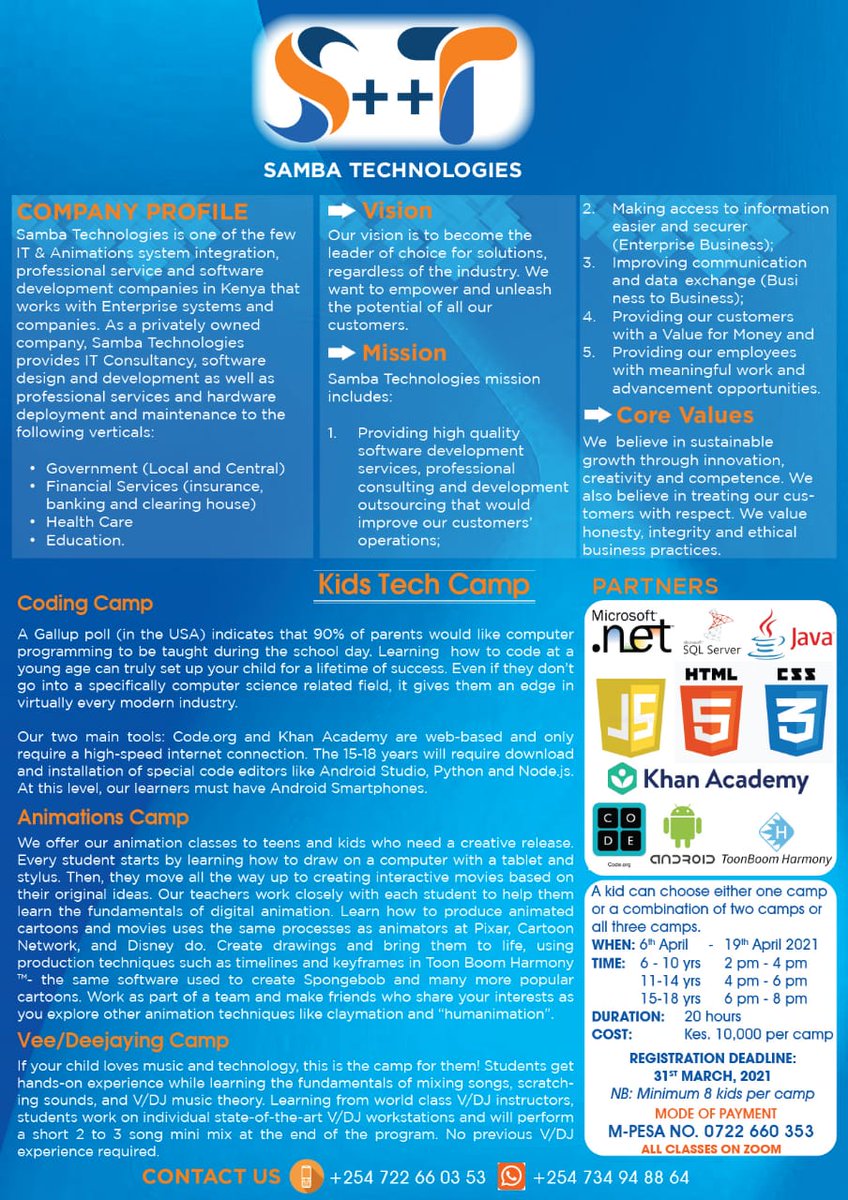 sambatechke's tweet image. The Online Tech Boot Camp is here