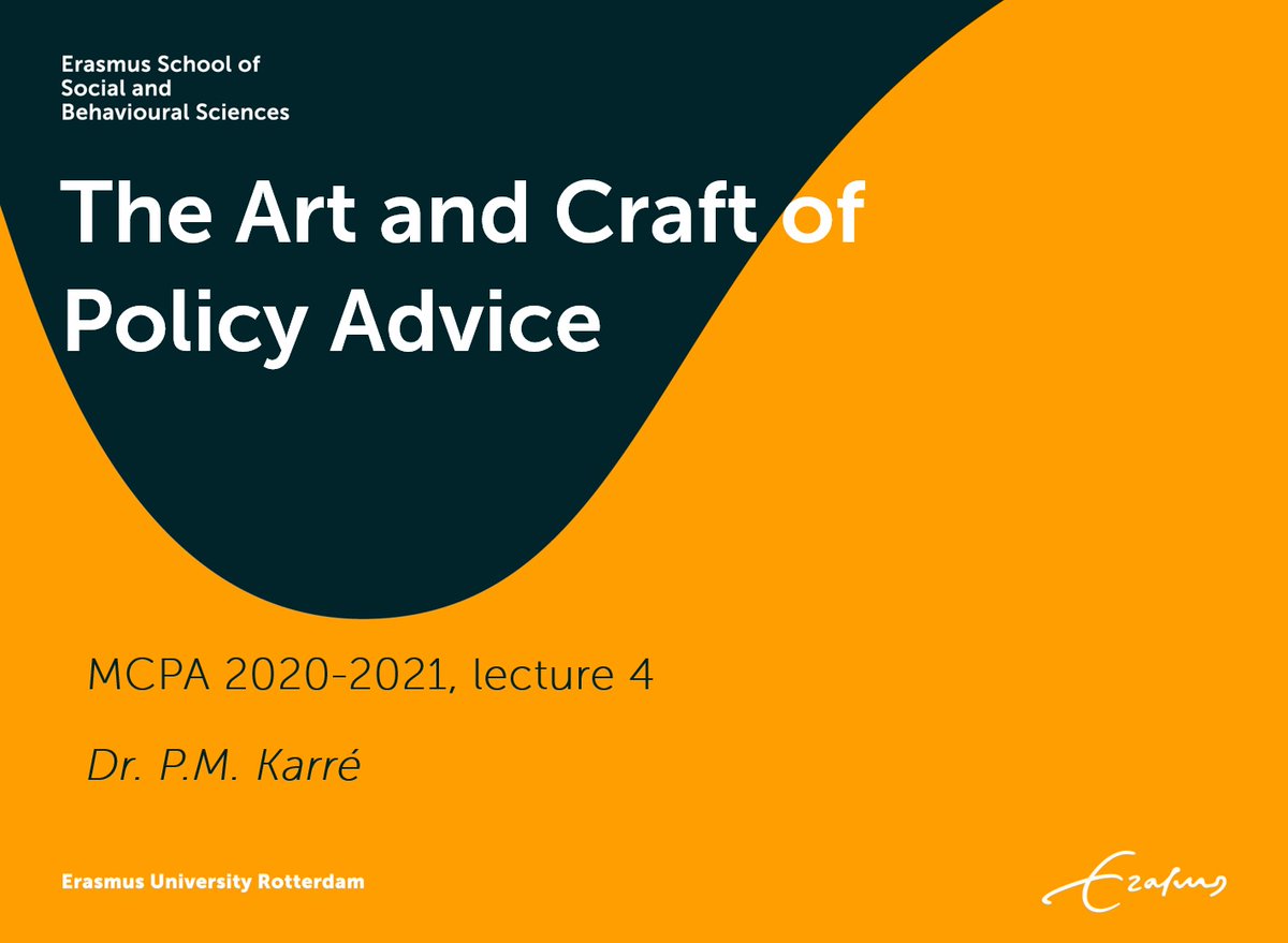 philipkarre's tweet photo. Good start of the day, discussing the art and craft of policy advice with our @EUR_BSK and #MISOC students. Talked about the relationship between scientific knowledge and policy making, the need to take values into account and how to best communicate your advice. @ESSB_Erasmus https://t.co/0KNUlR0HEn