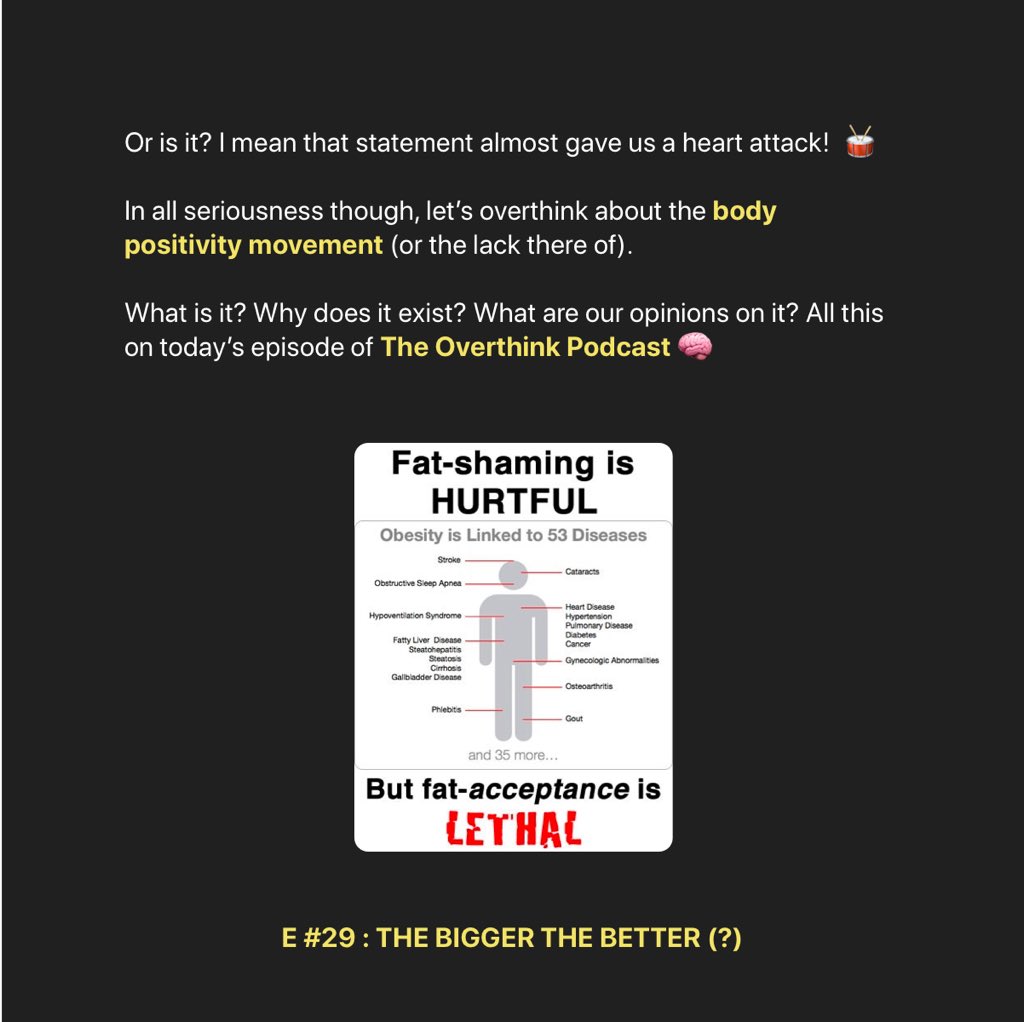 overthinkpod_id's tweet photo. #Chunga chunga chunga

Latest episode out now where we talk about #bodypositivity and the like.

Click the link below to listen to the full episode 👇👇

https://t.co/HPOdSNVODl https://t.co/VQkujuYO20