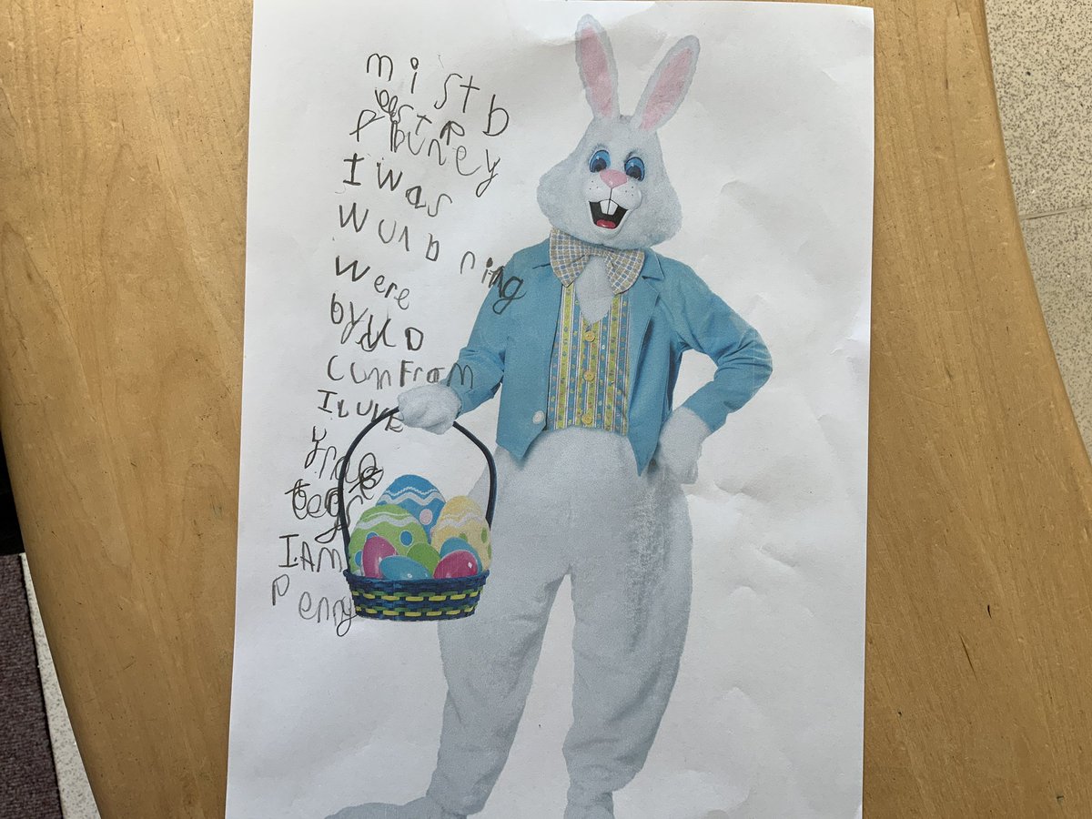 Shirley Potts (@potts_shirley) on Twitter photo After a visit from the Easter Bunny Penny wrote him this lovely letter. #EYFS <a href="/kfairclough_fs/">Katy Fairclough</a> <a href="/Layton_FStage/">Foundation Stage</a> <a href="/MissBailey27/">Billie Bailey</a> <a href="/dance2health/">Zoe Kennell</a> <a href="/MissECJohnson/">Eve Johnson</a> <a href="/Cgoodinson_fs/">Carol Goodinson</a> After a visit from the Easter Bunny Penny wrote him this lovely letter. #EYFS <a href="/kfairclough_fs/">Katy Fairclough</a> <a href="/Layton_FStage/">Foundation Stage</a> <a href="/MissBailey27/">Billie Bailey</a> <a href="/dance2health/">Zoe Kennell</a> <a href="/MissECJohnson/">Eve Johnson</a> <a href="/Cgoodinson_fs/">Carol Goodinson</a>