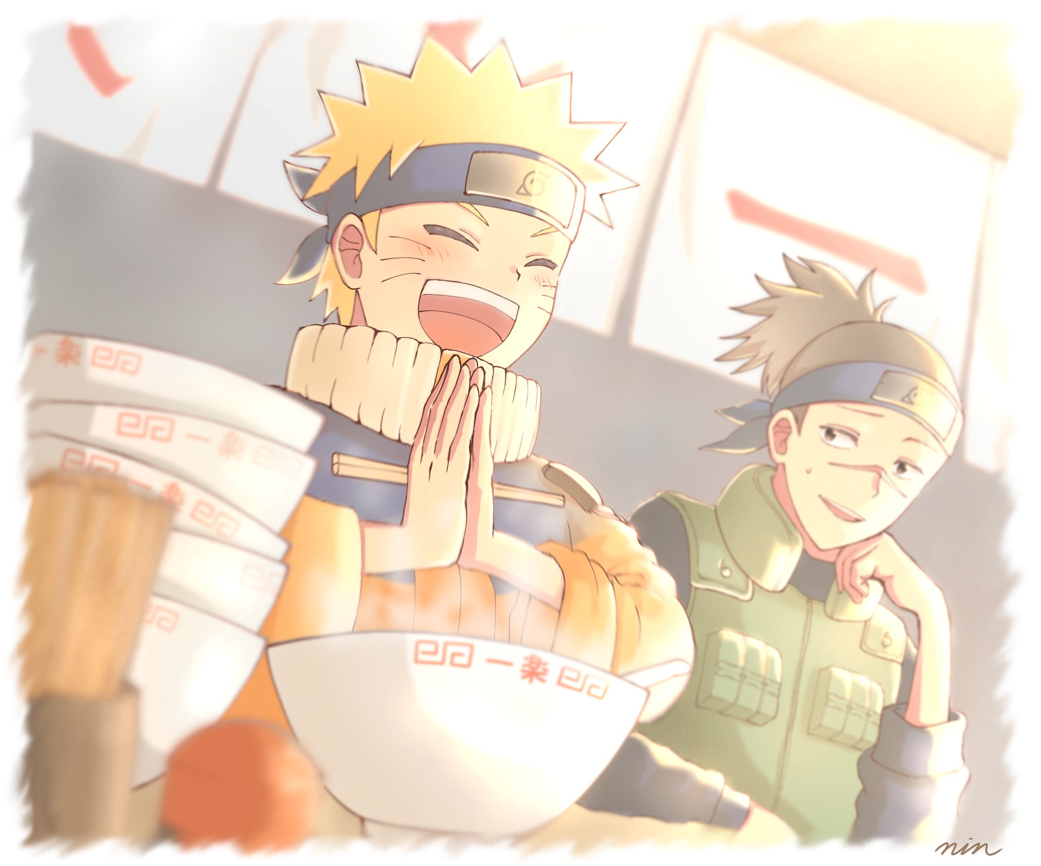 にん En Twitter ラーメン一楽でのひととき ﾟ Naruto Naruto ナルト 春の創作クラスタフォロー祭り 絵描きさんと繋がりたい イラスト好きさんと繋がりたい T Co V3ssav09r6 Twitter