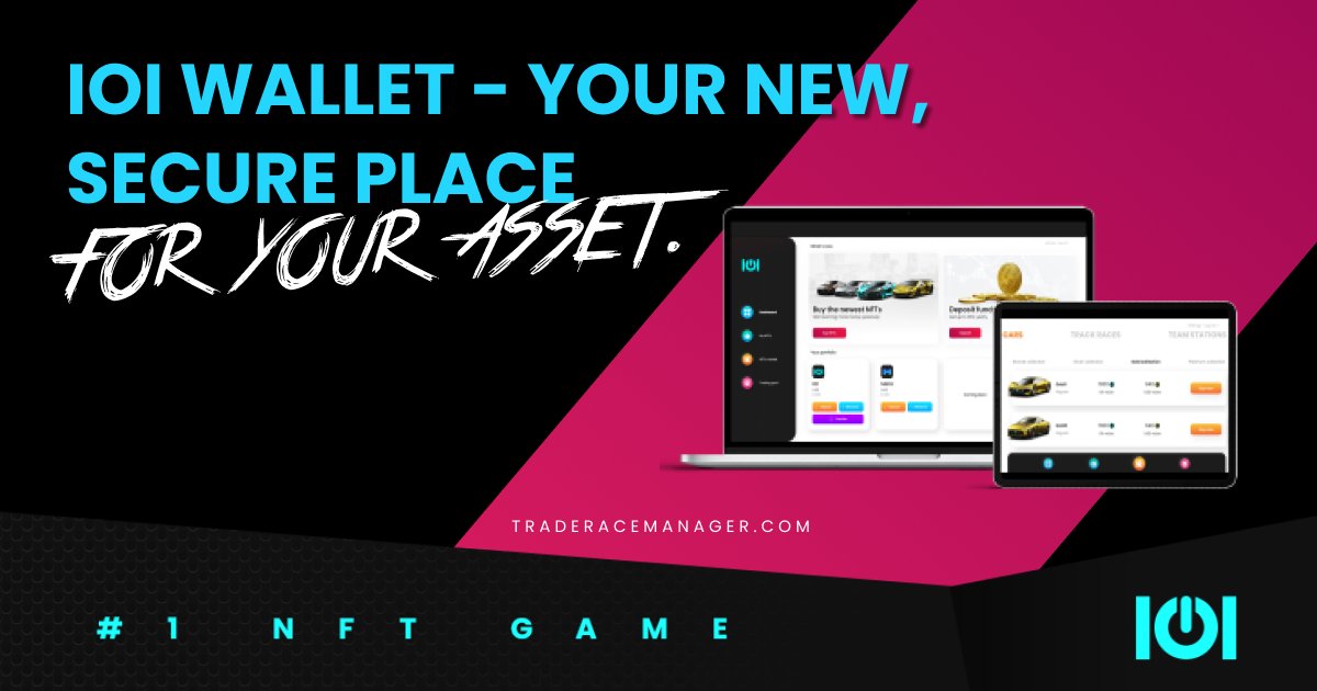 IOIToken's tweet photo. Do you like to keep your assets in a safe place? 💥 Your new storage for #NFTs and #cryptocurrency is sleek and safe. Explore the possibilities of the new #IOIwallet💯 #traderacemanager
You will love it. Check it now: https://t.co/82PPaRgqZp https://t.co/JW3kkcC5FB