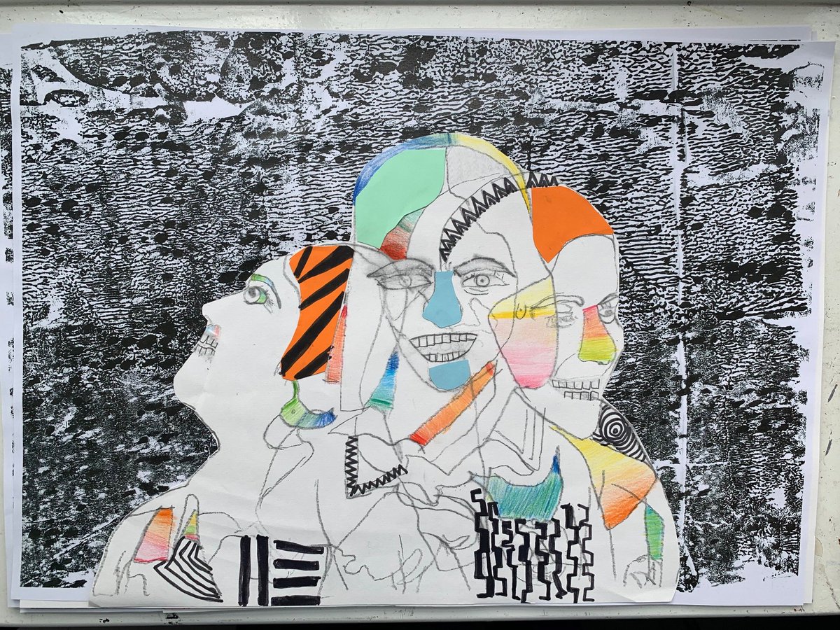 Experimental Cubist portraits created by Upper II <a href="/staugustinesp/">St Augustine's Priory</a>