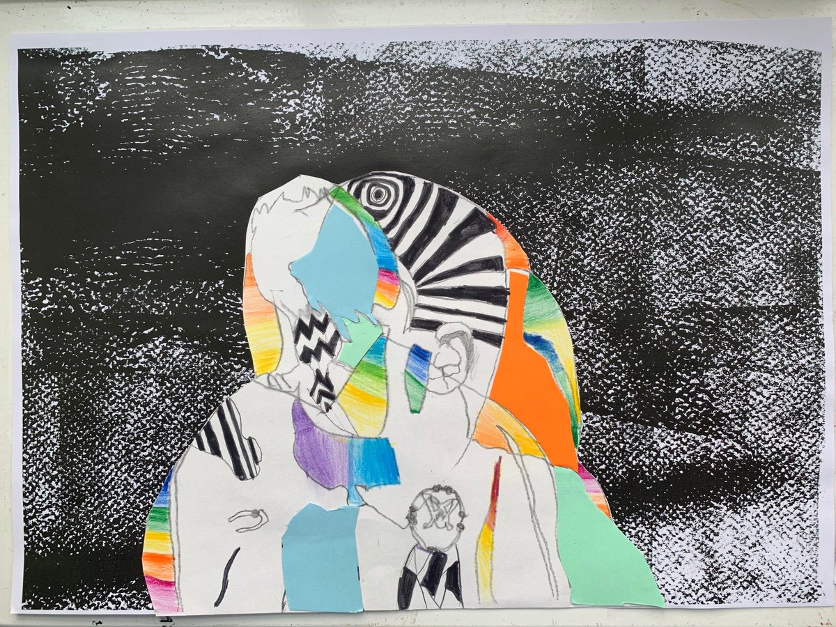 Staugart's tweet photo. Experimental Cubist portraits created by Upper II @staugustinesp https://t.co/inOhLW11Tz