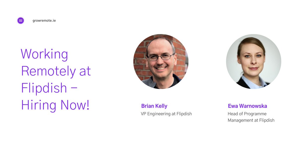 .<a href="/Flipdish/">Flipdish</a> are an Irish company founded in 2015 who recently raised 40million with plans to open up 200 jobs, most of which will be remote. 

Interested? Meet the team this April 16th at 1pm: eventbrite.ie/e/working-remo…